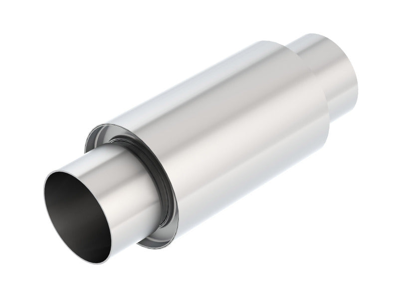 Borla 3 -1/2in In/Out x 5in Round x 8in Long XR-1 Sportsman Shorty Racing Muffler - View 3 | Dirty Garage