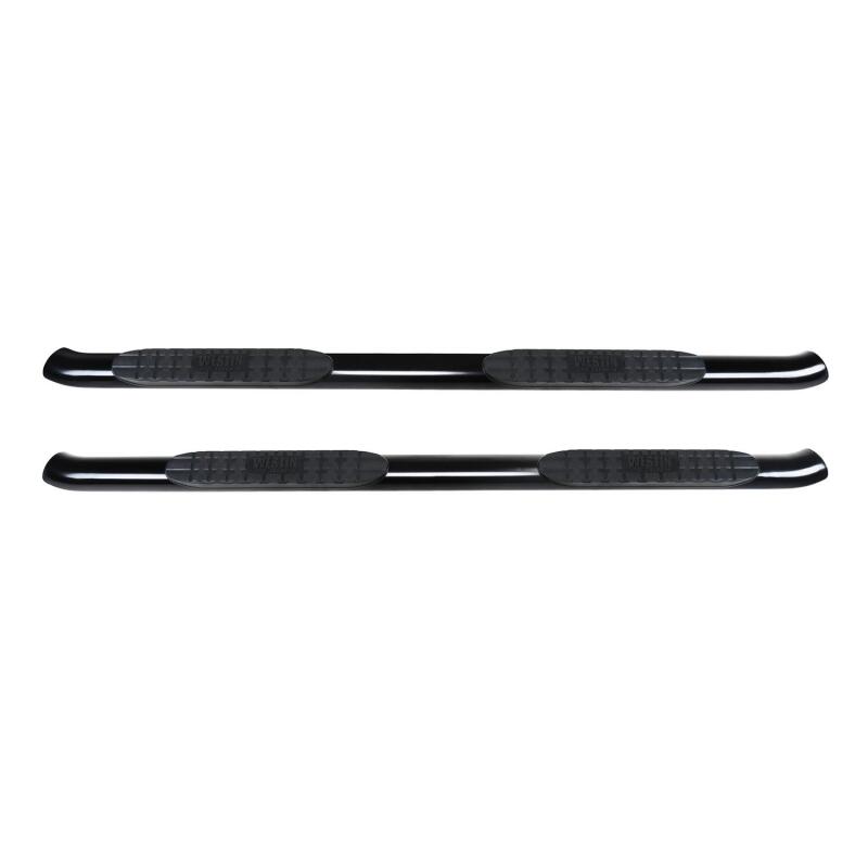 Westin 2019-2026 Chevy Silverado/Sierra 1500 Crew Cab Non LD PRO TRAXX 4 Oval Nerf Step Bars - Black - View 12 | Dirty Garage