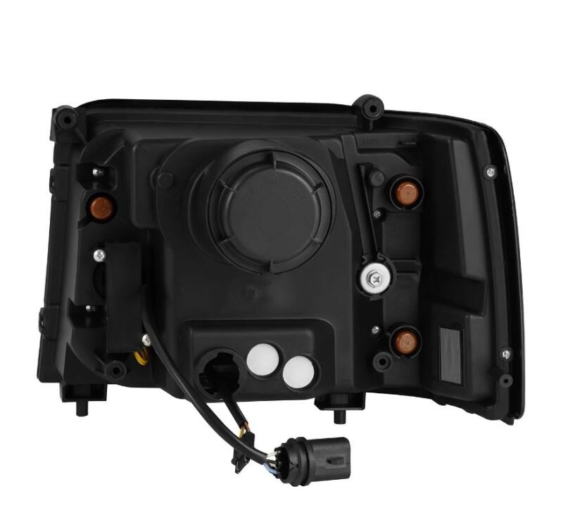 1992-1996 Super Duty Luxx-Series Projector Alpha-Black Headlights - View 4 | Dirty Garage