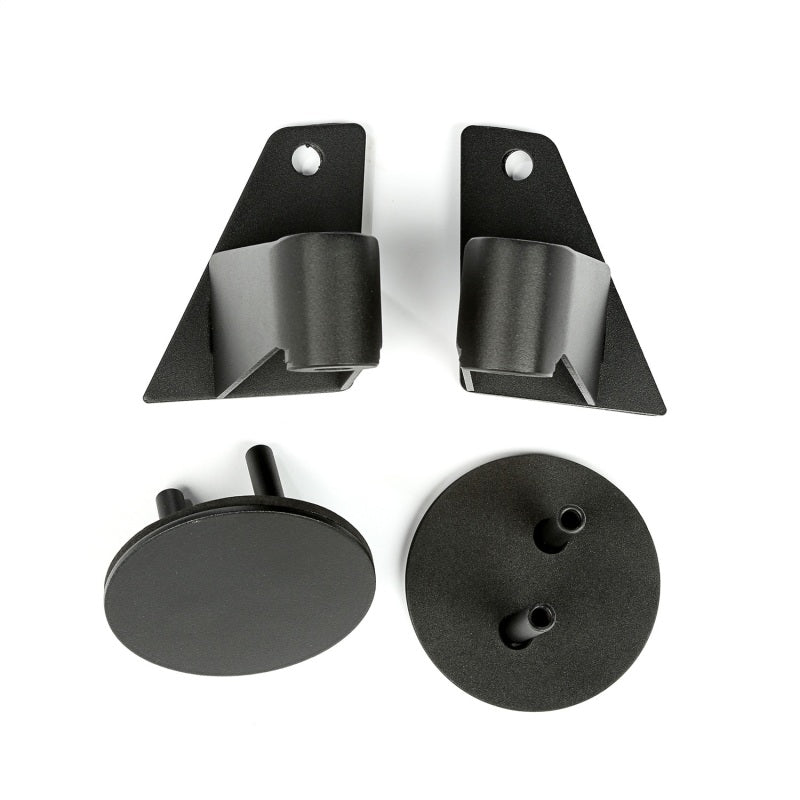 Rugged Ridge 07-18 Jeep Wrangler JK Textured Black Mirror Relocation Brackets - View 2 | Dirty Garage