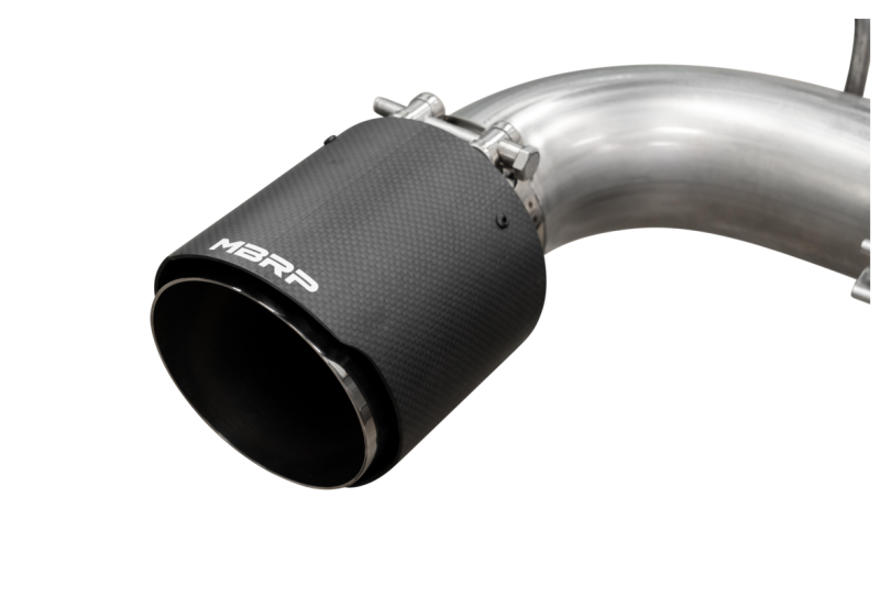 2020- Supra 3.0L 3" Catback Dual Rear Carbon Fiber Tips - View 11 | Dirty Garage