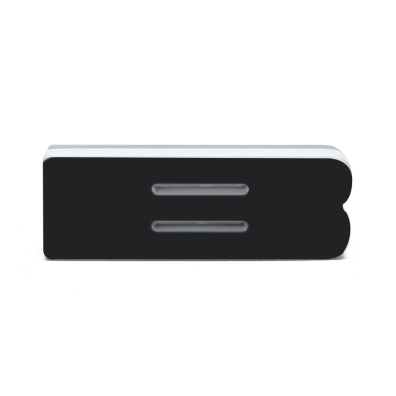 Universal Illuminated LED Letter Badge Matte Black B | Dirty Garage
