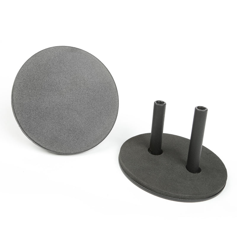 Rugged Ridge 07-18 Jeep Wrangler JK Textured Black Mirror Filler Plates - View 2 | Dirty Garage