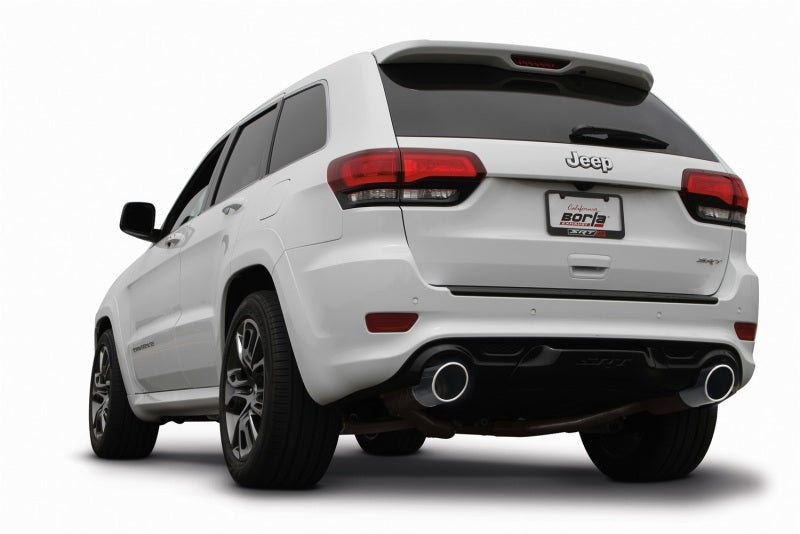 Borla 2015 Jeep Grand Cherokee SRT8 ATAK Dual Round Rolled Exit Catback Exhaust - View 5 | Dirty Garage
