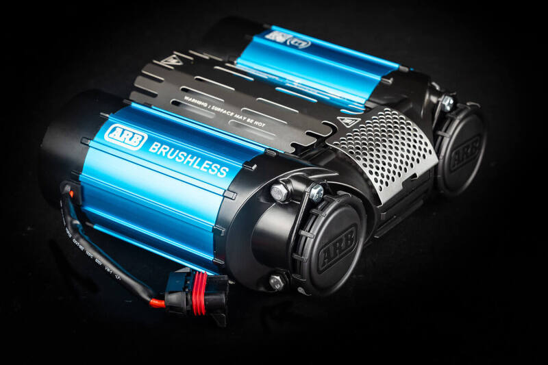 ARB Brushless Twin Motor On-Board 12V Air Compressor Kit - View 5 | Dirty Garage