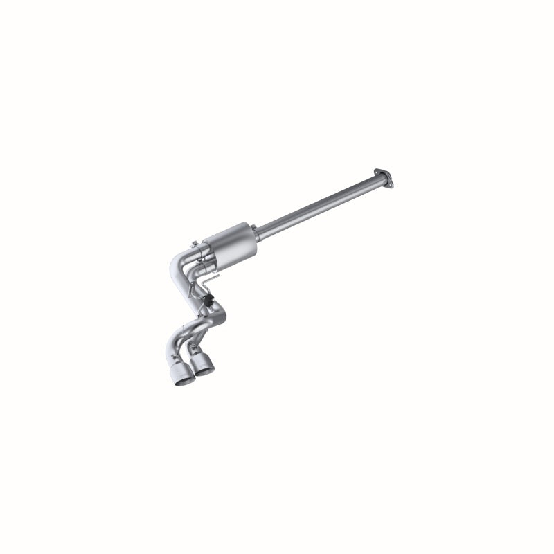 2009-2014 F-150 Pre-Axle 4.5" OD Dual Outlet T409 3" Cat Back Exhaust - View 4 | Dirty Garage