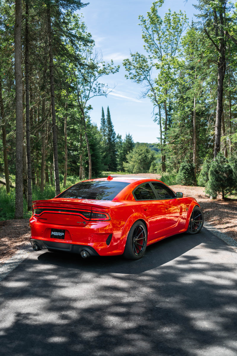 2017-2021 Charger 5.7L 6.2L 6.4L 3" Race Profile Cat Back Dual Tips Aluminized Steel Exhaust - View 4 | Dirty Garage