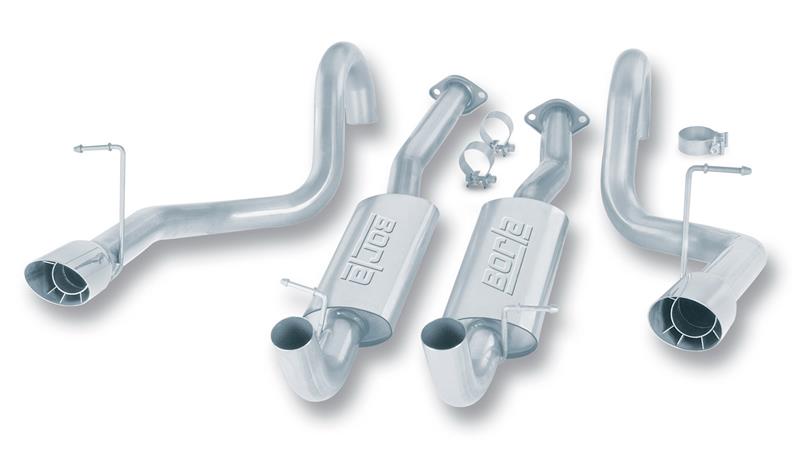 Borla 94-95 Mustang GT/Cobra V8 5.0L SS Catback Exhaust - View 3 | Dirty Garage