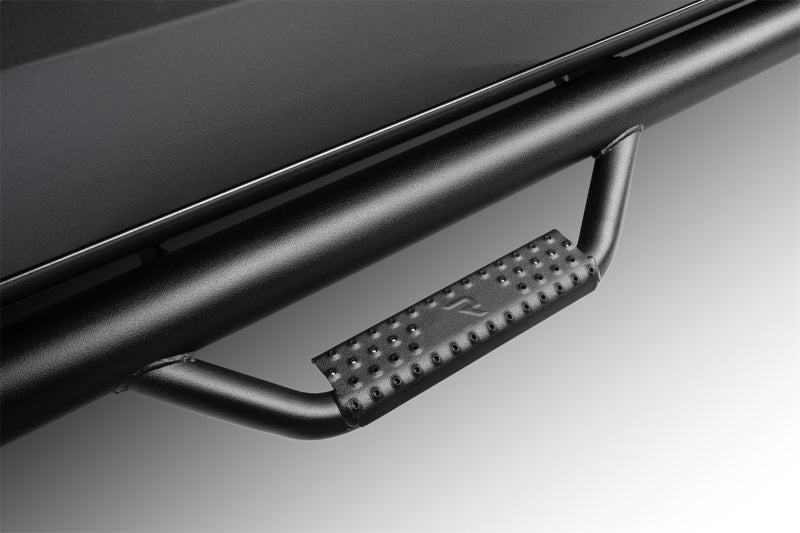 2007-2017 Tundra Double Cab 3" Textured Black Cab Length Nerf Bars - View 2 | Dirty Garage