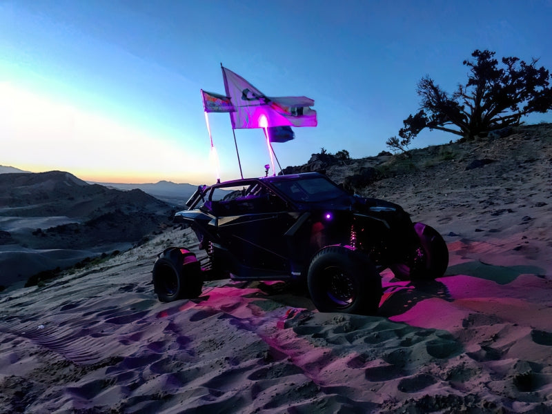 Universal Off-Road 4ft LED Whip ColorSHIFT - View 8 | Dirty Garage