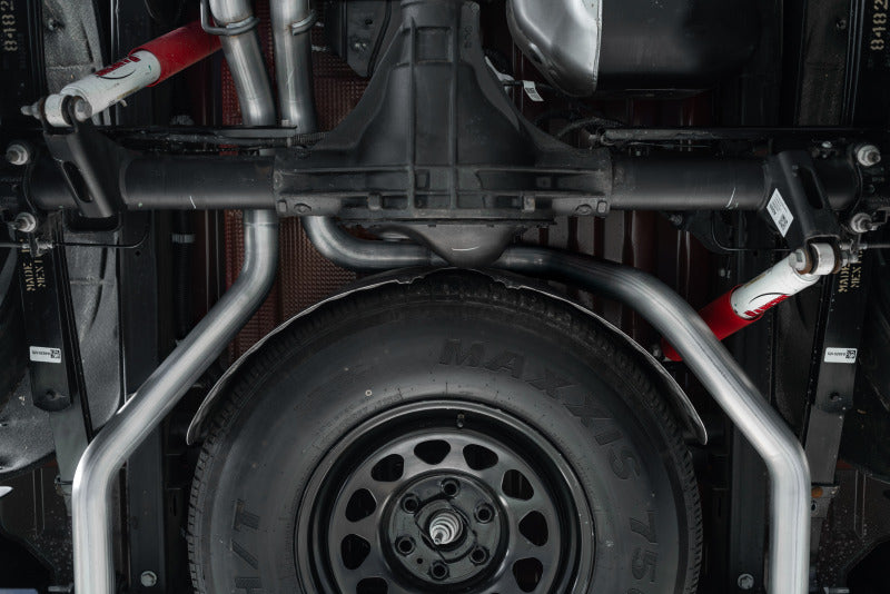 2019-2024 GM 1500 2.5" Catback Dual Rear Exit T304 SS - View 5 | Dirty Garage