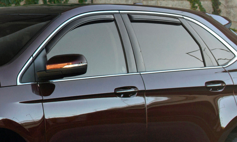 2002-2009 Trailblazer Front & Rear Window Deflectors Smoke 4-Piece - View 10 | Dirty Garage