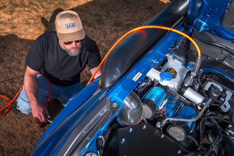 ARB Brushless Twin Motor On-Board 12V Air Compressor Kit - View 3 | Dirty Garage