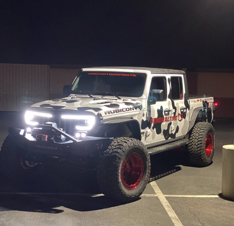 2018-2025 Wrangler JL JT VECTOR Series Full LED Grille - View 18 | Dirty Garage