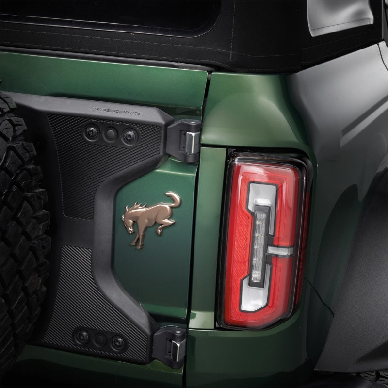 2021+ Bronco Rear Emblem Overlay - Bronze - View 2 | Dirty Garage