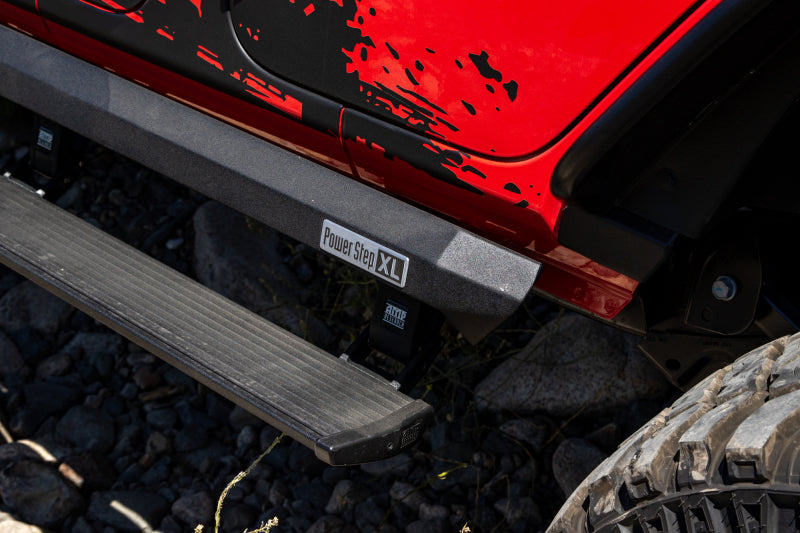 2007-2018 Wrangler PowerStep XL Black Including OEM Style Illumination - View 4 | Dirty Garage