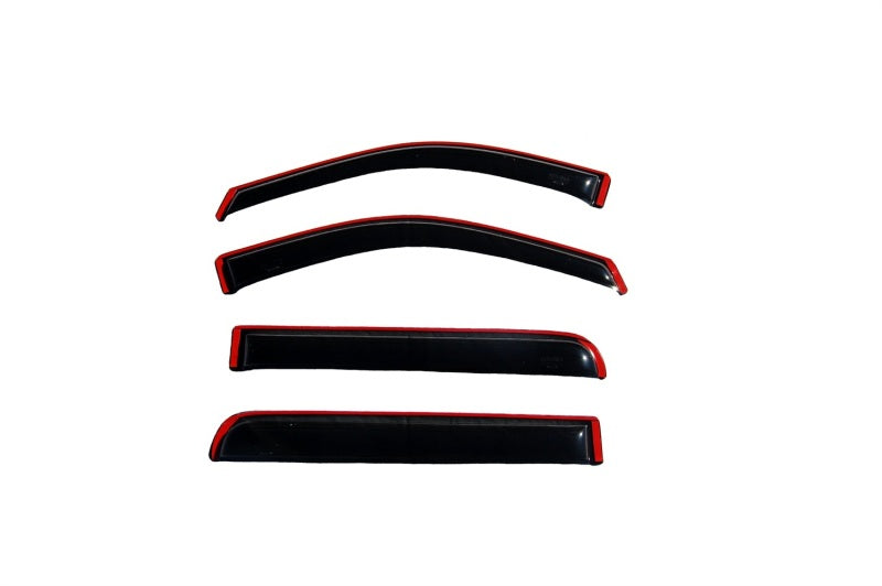 2006-2008 Lincoln Mark LT Front and Rear Window Deflectors Smoke - View 2 | Dirty Garage