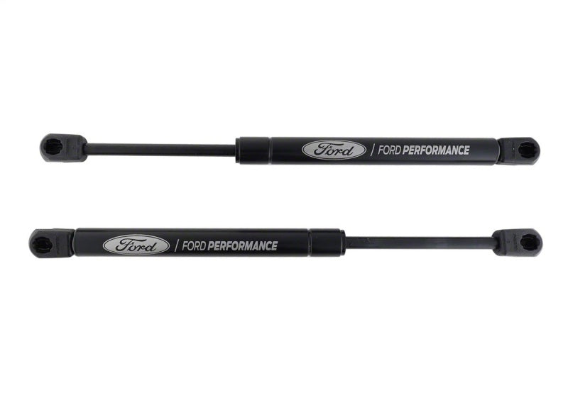 2005-2014 Mustang Hood Lift Kit w/Laser Engraved Ford Performance Logo - View 12 | Dirty Garage
