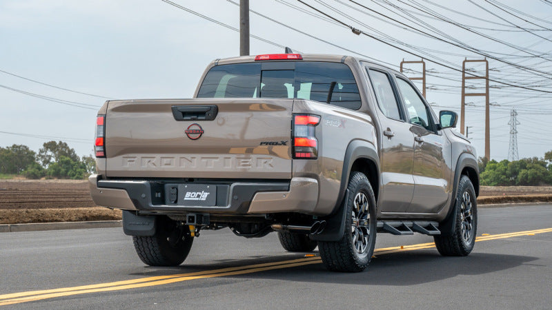 Borla 22-24 Nissan Frontier S-Type Cat Back System - Black Chrome - View 2 | Dirty Garage