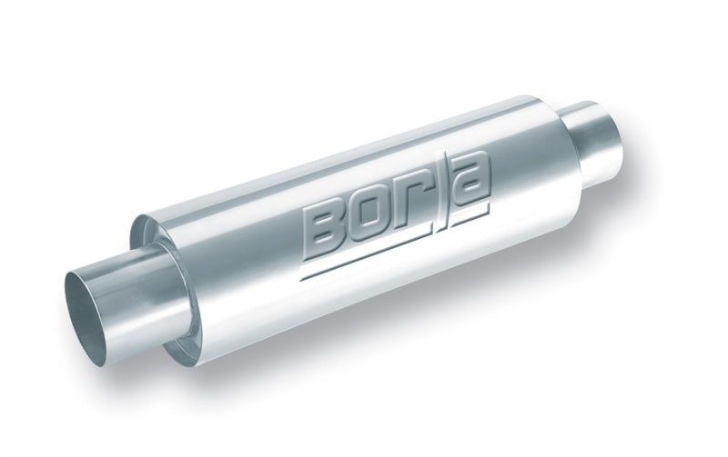 Borla XR-1 Racing Sportsman 3 inch Outlet / 3 inch Inlet Round Muffler - View 3 | Dirty Garage