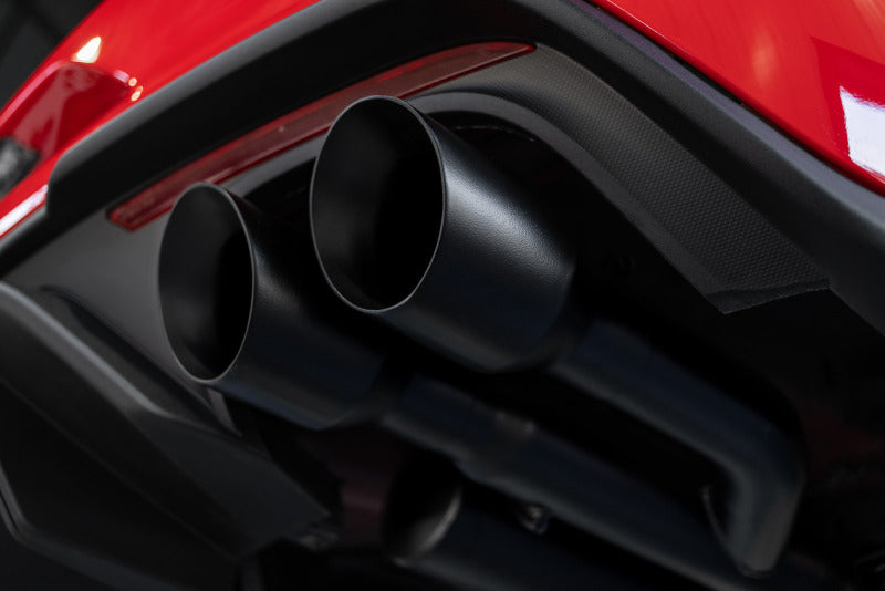 2018-2019 Mustang GT 5.0 3" Cat Back Quad Tip Race Version Black - View 8 | Dirty Garage