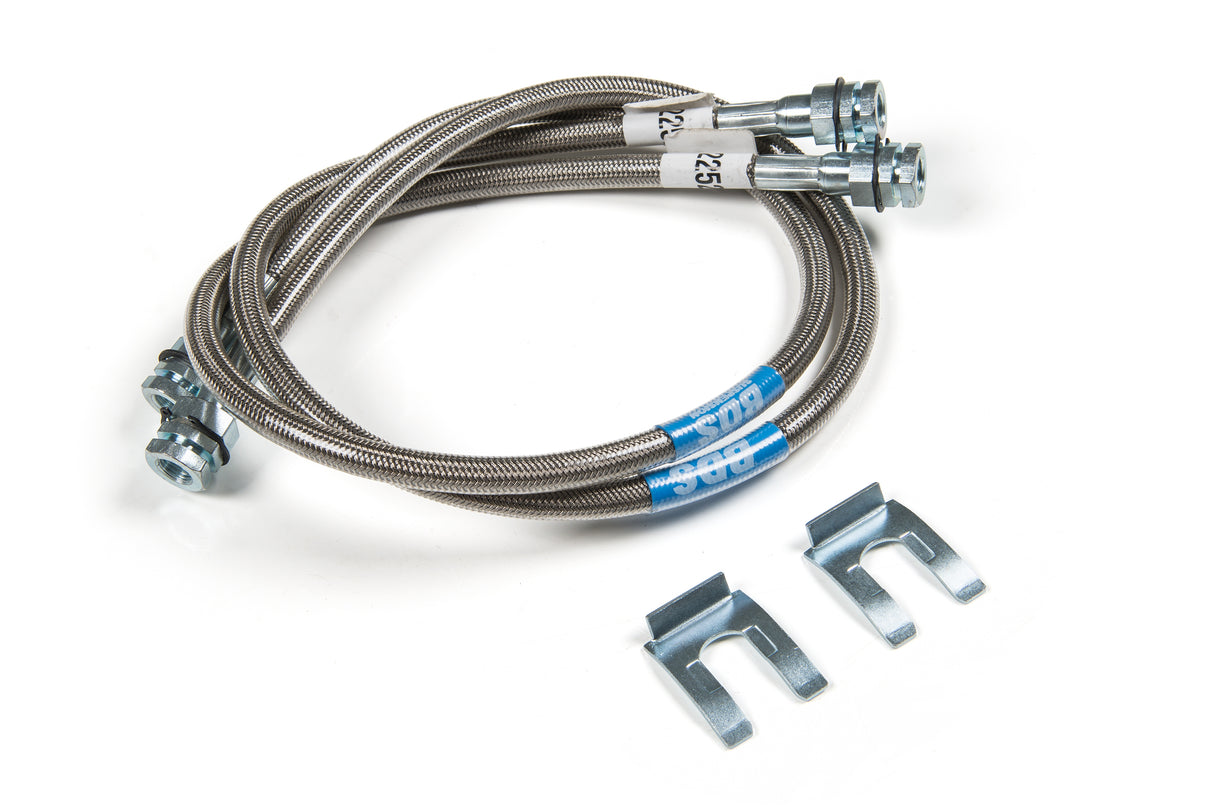 2011-2015 F-250/F-350 Rear Stainless Steel Braided Brake Line Kit | Dirty Garage