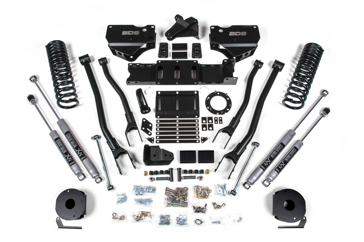 2019-2024 Ram 2500 4" 4-Link Rear AirRide Fox Shocks | Dirty Garage