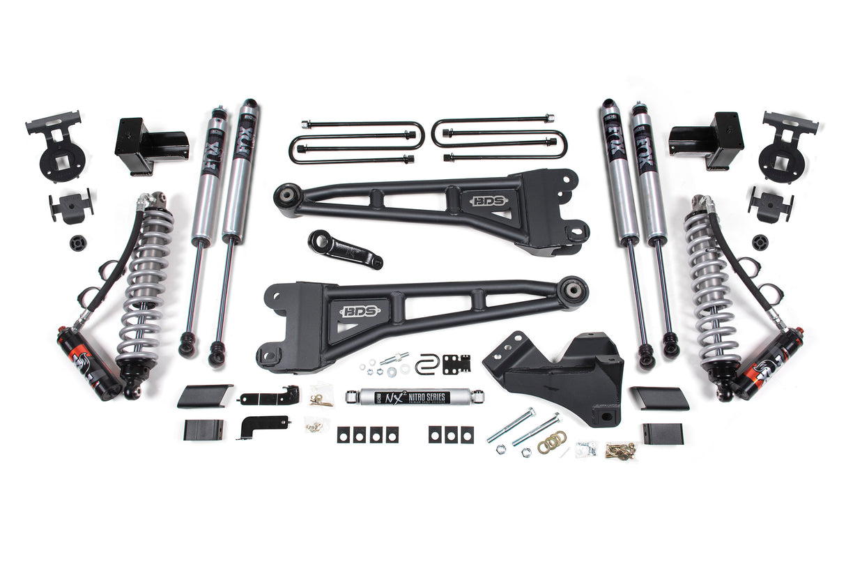 2017-2019 F-250/F-350 4" Radius Arm Lift Fox 2.5 PE | Dirty Garage