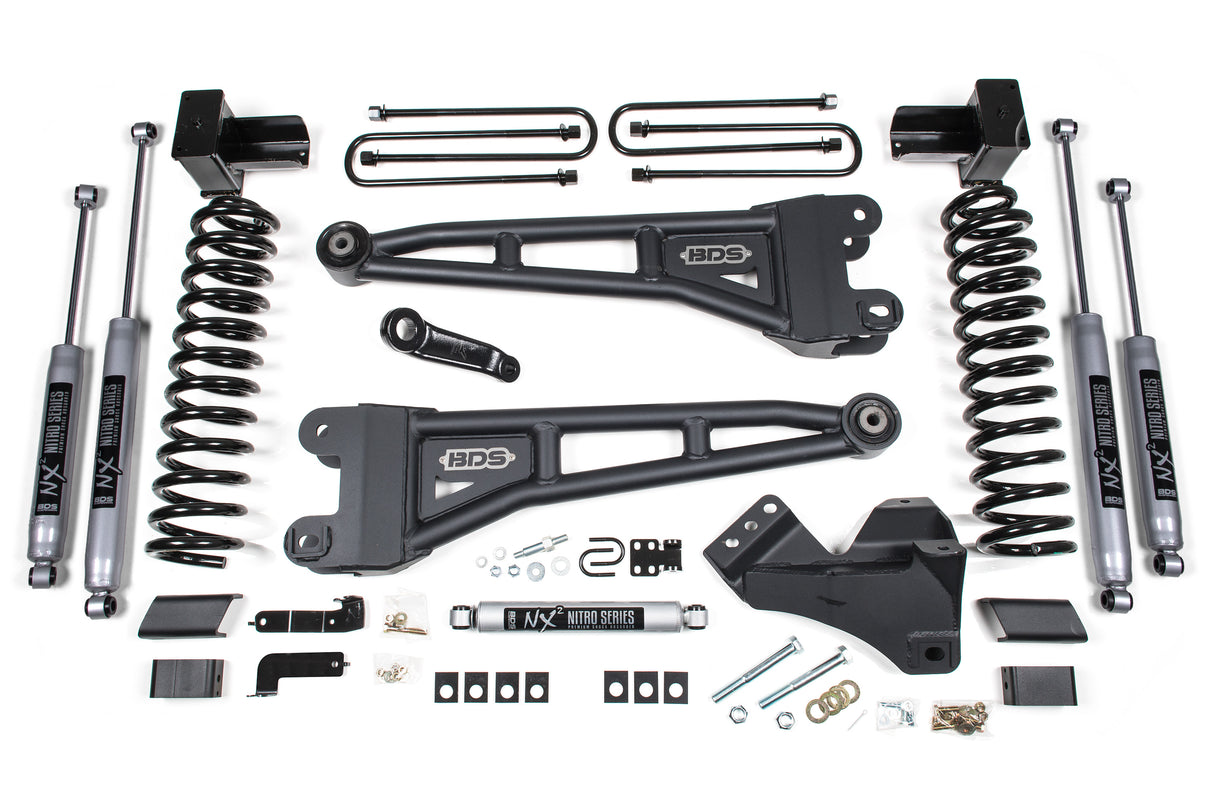2017-2019 F-250 Diesel 4" Radius Arm Lift | Dirty Garage