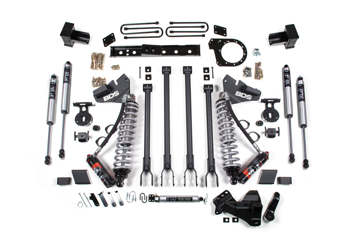 2020-2022 Super Duty 7" 4-Link Lift FOX 2.5 Coil-Over | Dirty Garage
