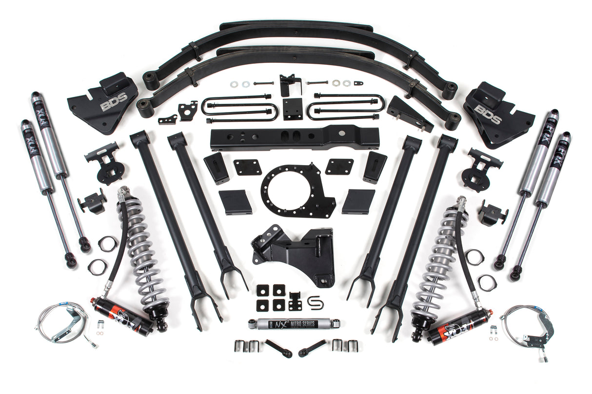 2017-2019 F-250/F-350 8" 4-Link Lift FOX 2.5 Performance Elite | Dirty Garage