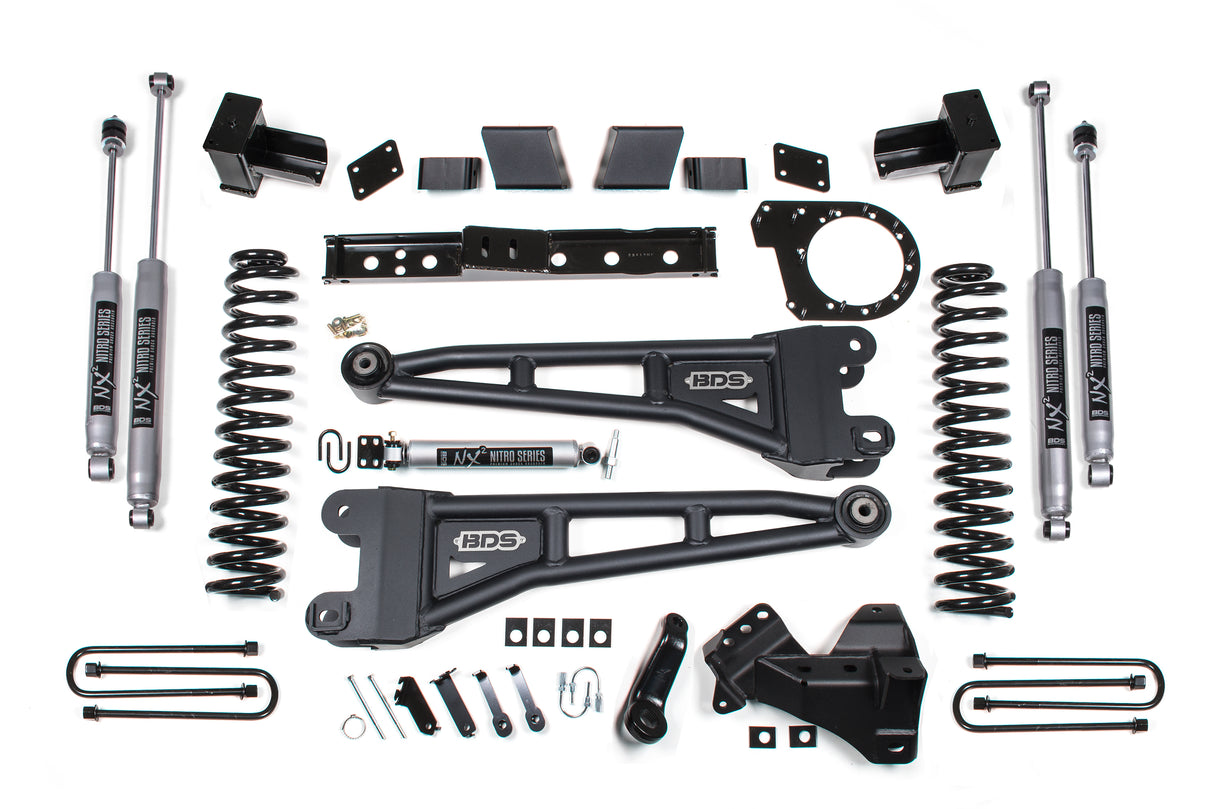 2020-2022 F-250/F-350 7" Radius Arm Lift Kit Fox | Dirty Garage