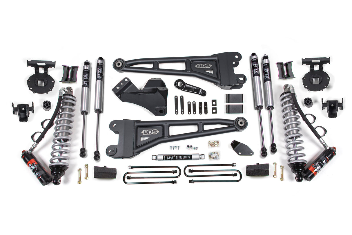 2008-2010 F-250/F-350 4" Radius Arm Lift Fox 2.5 PES | Dirty Garage