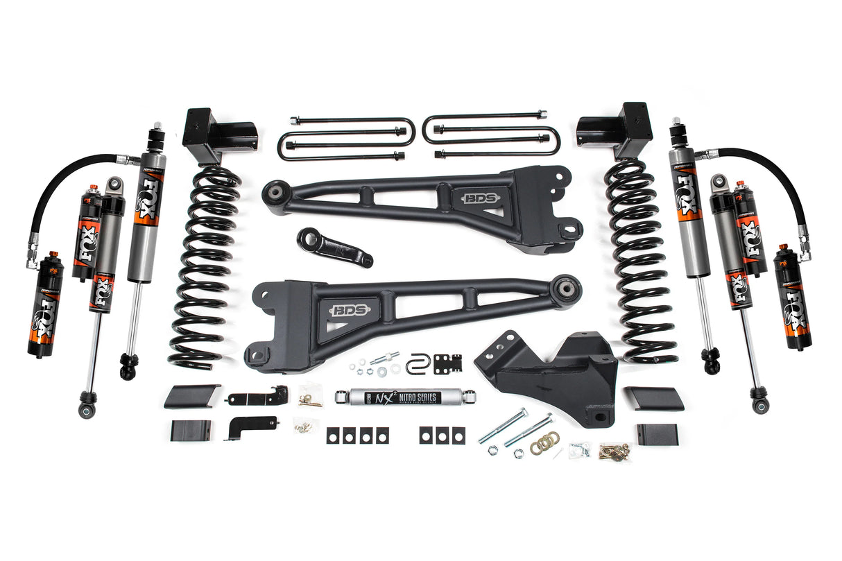 2017-2019 F-350 DRW 4" Lift Kit w/ Radius Arm & Fox 2.5 PE Shocks | Dirty Garage