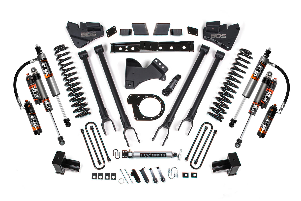 2017-2019 Super Duty 6" 4-Link Lift Block & Fox 2.5 PE | Dirty Garage