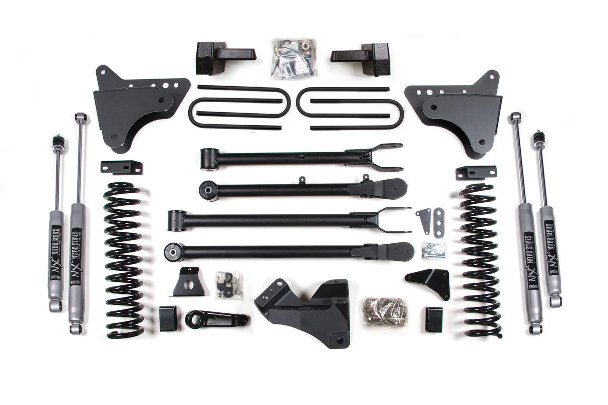 2005-2007 F-250/F-350 Gas 4" Lift 4-Link Spring Kit | Dirty Garage