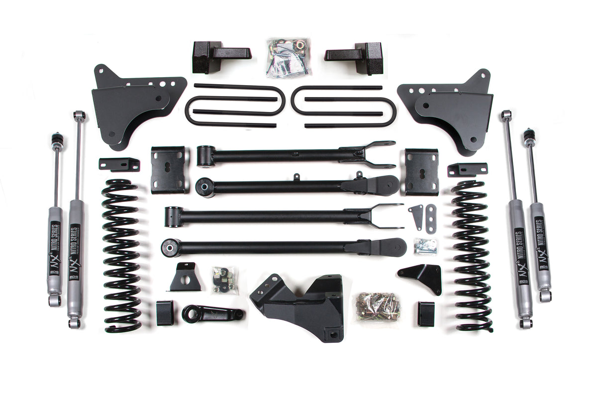 2011-2016 F-250/F-350 4" Gas 4-Link Block Lift Kit | Dirty Garage