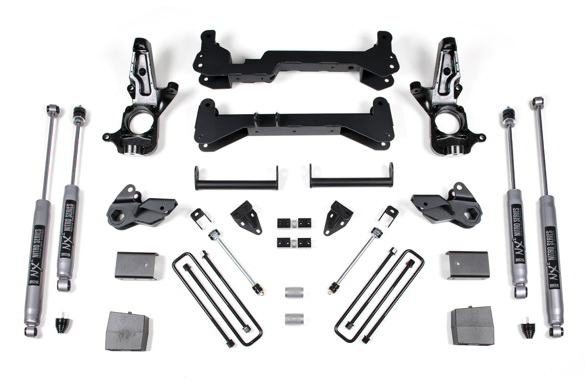 2001-2010 Silverado/Sierra 2500HD 6" Lift Block w/ 611 | Dirty Garage