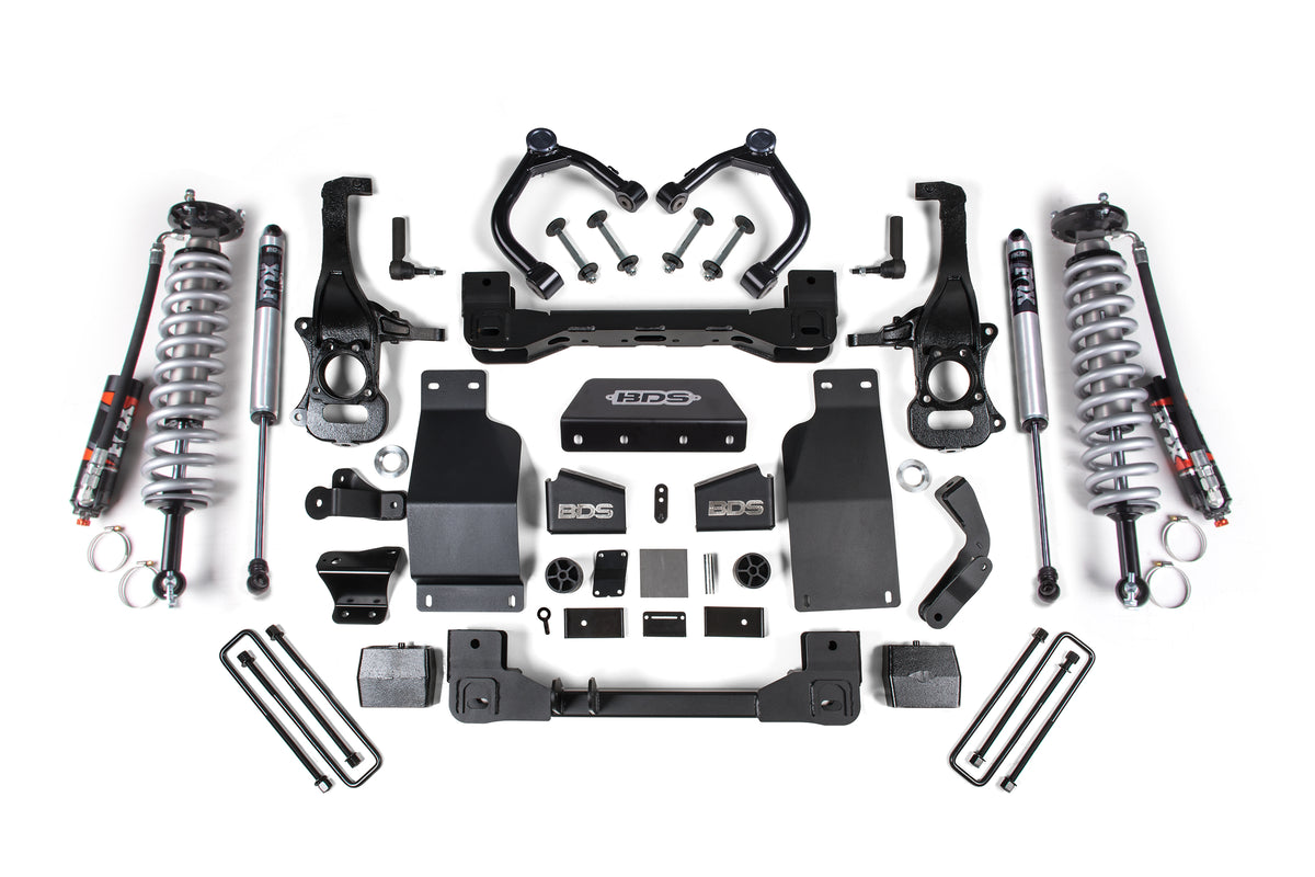 2019-2024 TB/AT4 1500 4" Lift FOX 2.5 Coilover Suspension | Dirty Garage