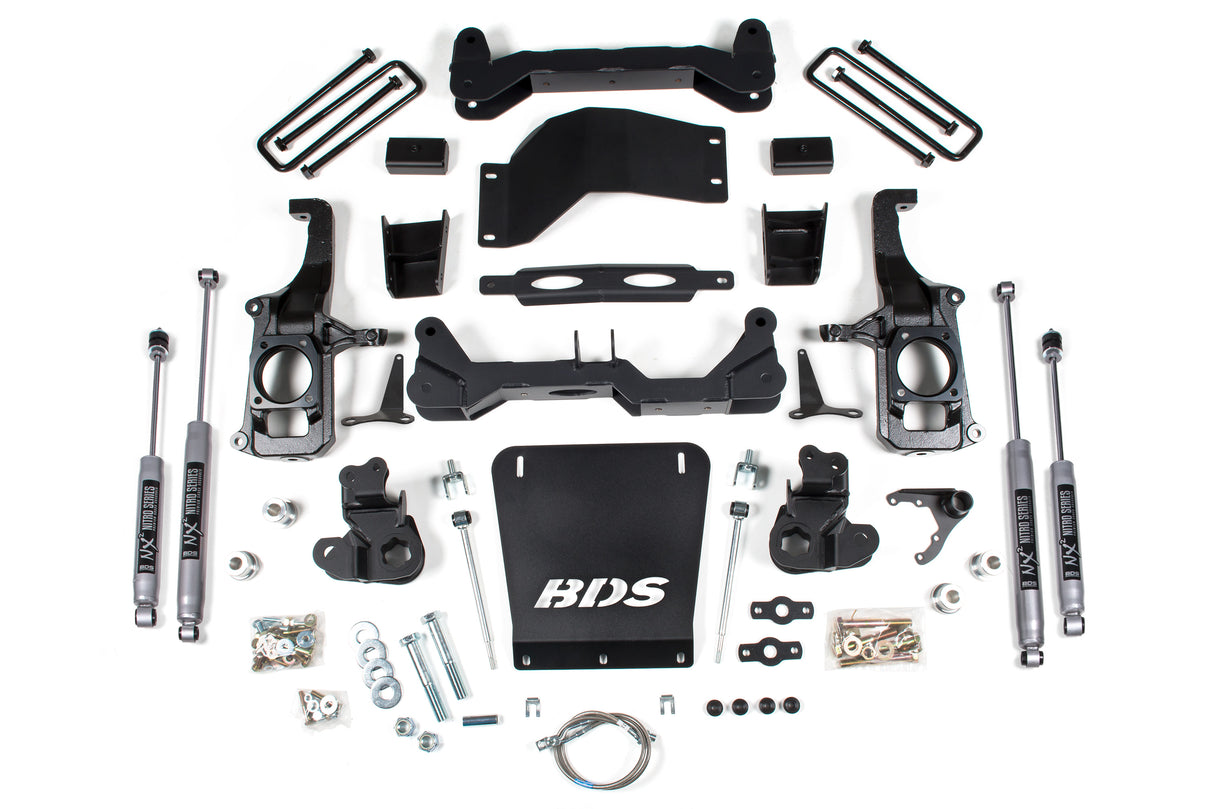 2011-2015 GM HD 4.5" No Torsion Bar Drop Lift System | Dirty Garage