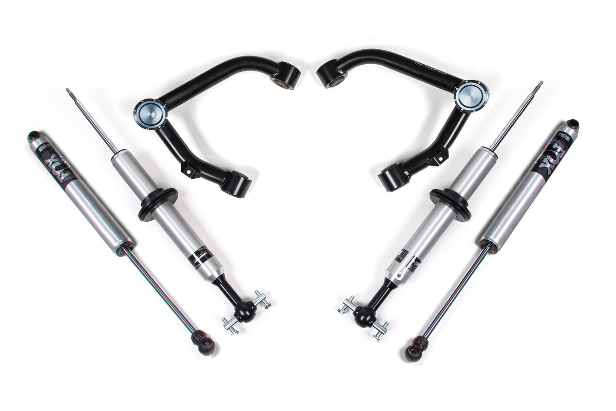 2007-2013 GM 1500 2" Lift Fox 2.0 Snap Ring Coilover UCA | Dirty Garage