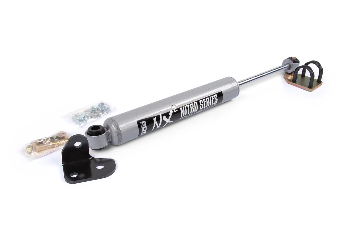 2007-2018 Jeep High Mount Steering Stabilizer w/ NX2 Shock | Dirty Garage