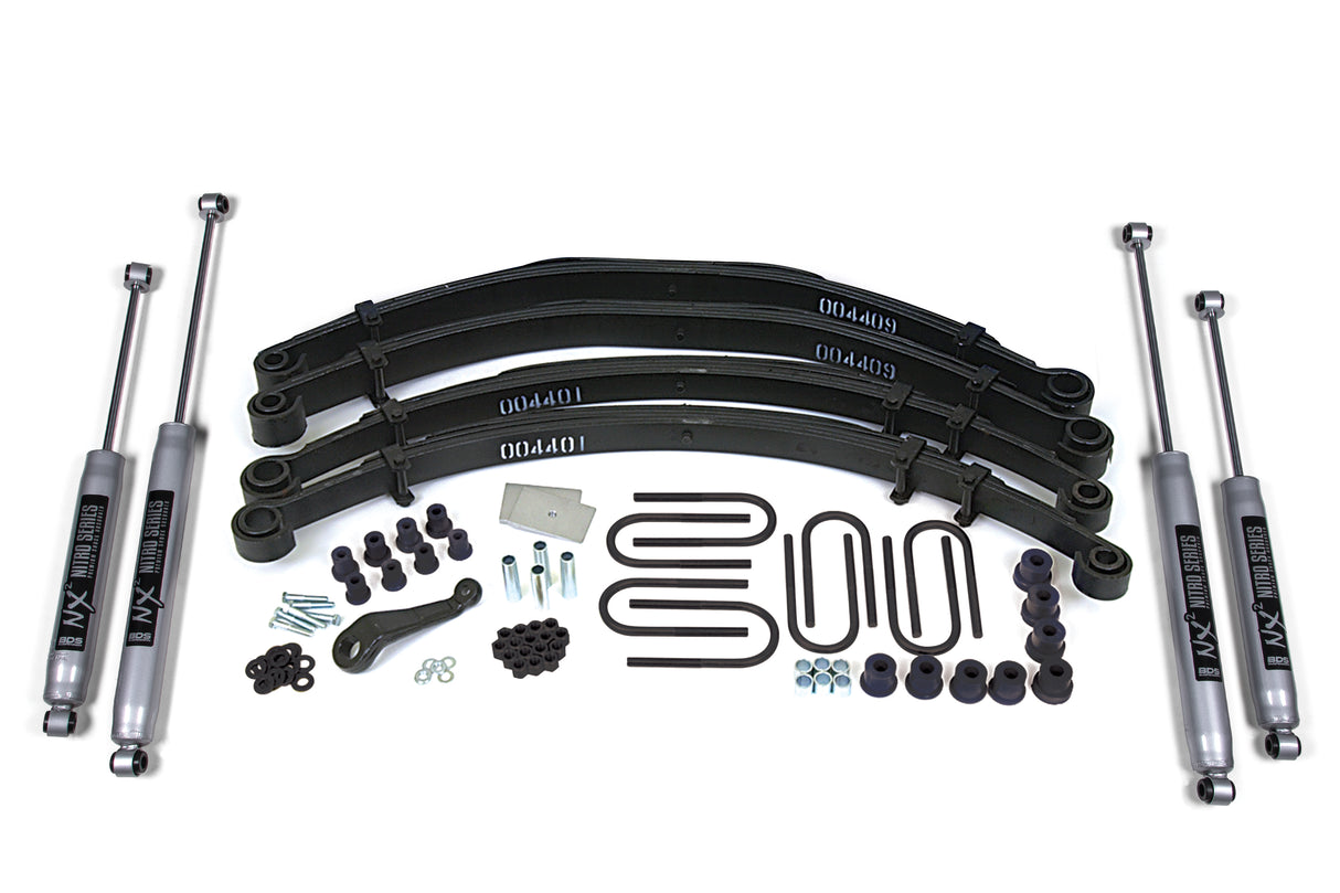 1976-1981 CJ5/CJ7 4" Lift Glide-Ride Leaf Spring Kit | Dirty Garage