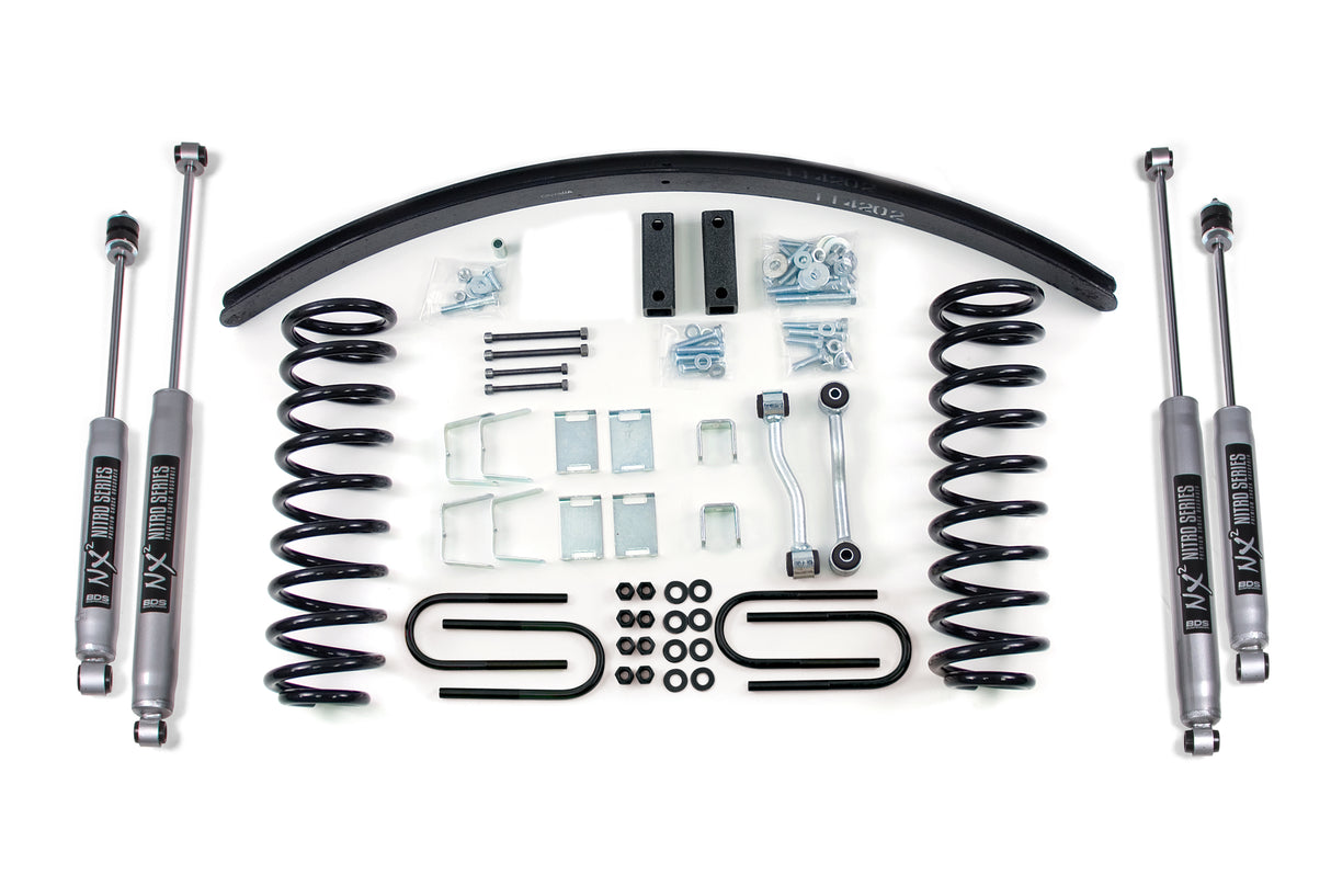 1984-2001 XJ 3" Black AAL Dana Lift Kit | Dirty Garage