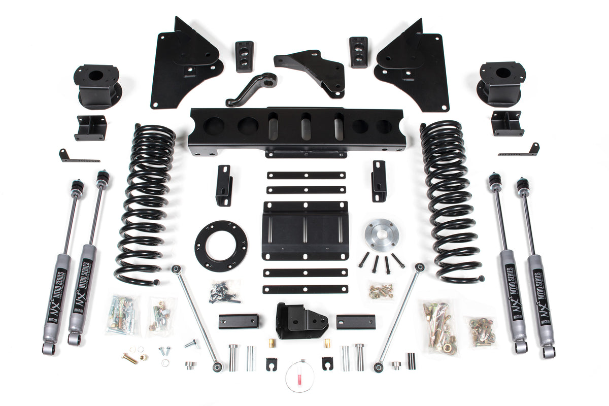 2014-2018 Ram 2500 5.5" Lift Air Bag Rear 4-Link Conversion | Dirty Garage