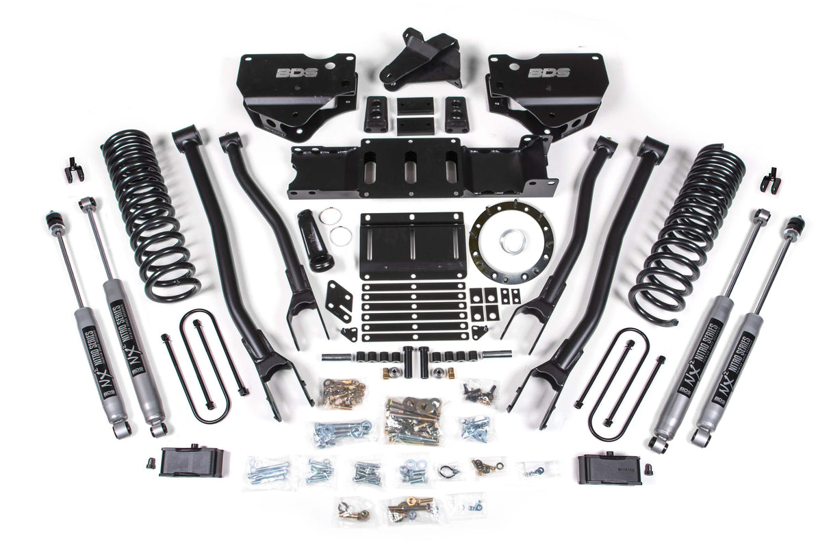 2019-2024 Ram 3500 4" Lift 4-Link Diesel 3" Rear Block 6-Bolt T-Case | Dirty Garage