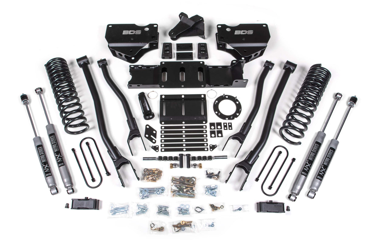 2019-2024 Ram 3500 4" Lift 4-Link Gas Overload Block | Dirty Garage