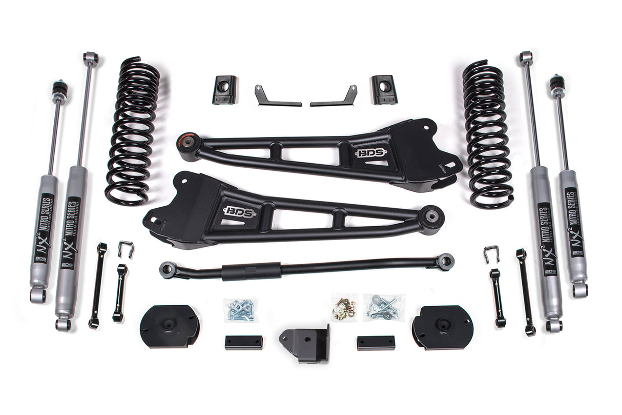 2014-2018 Ram 2500 3" Radius Arm Lift Diesel NX2 Shock | Dirty Garage