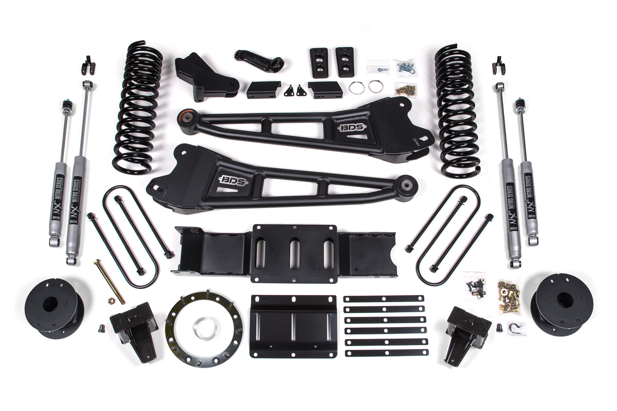 2019-2024 Ram 3500 5.5" Radius Arm 5" Rear Block Air Bag | Dirty Garage