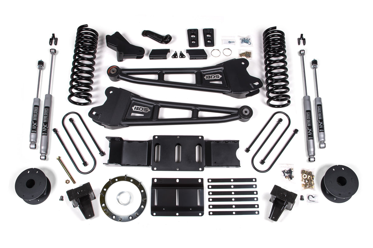 2019-2024 Ram 3500 5.5" Radius Arm Lift 5" Rear Block Air Bag | Dirty Garage
